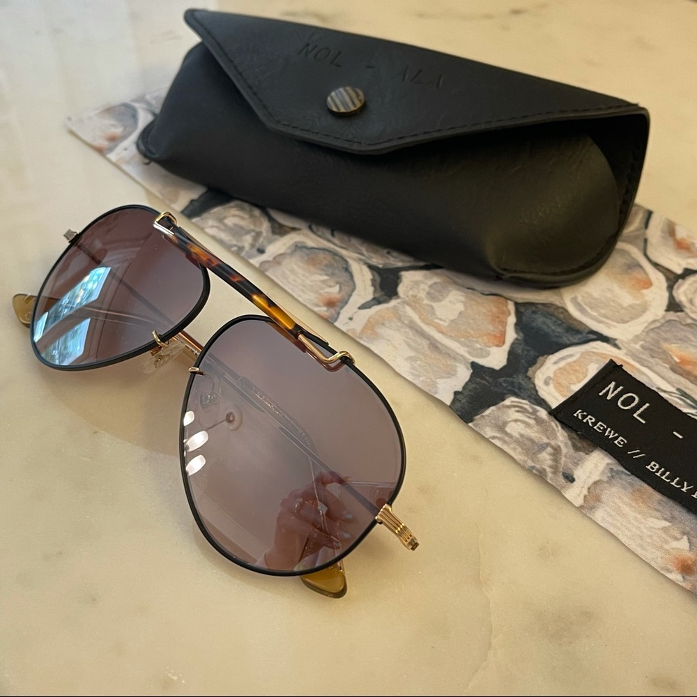 Krewe Carver | 24k + Matte Black + Havana Mirrored